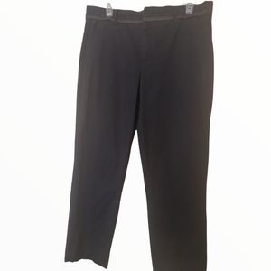 VINCE Navy Chino Zip Fly Ankle Pants